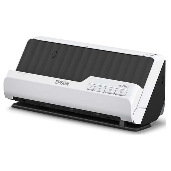 Epson Scanner Ds-c330 Transparent One Size / EU Plug Sort, Hvid