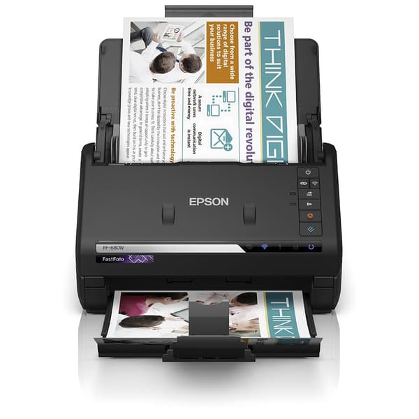 Epson Scanner Fastfoto Ff-680w Sort One Size / EU Plug