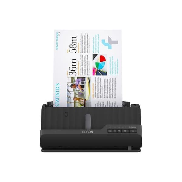 - Epson - Epson ES-C320W - arkmatad skanner - skrivbordsmodell - USB 2.0, Wi-Fi(n) Svart