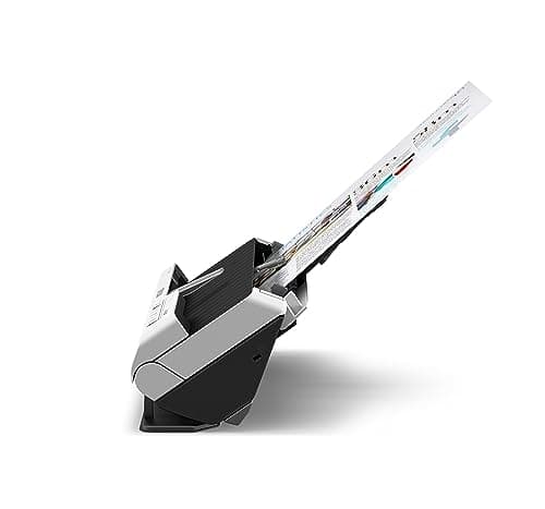 Epson Desktop Scanner DS-C330, kompakt A4 business scanner med lavt strømforbrug, duplex feed scanner med alsidig mediebehandling, sort/hvid