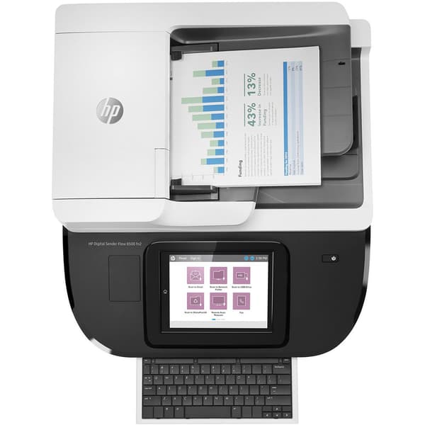 Hp Digital Sender Scanner 8500 Fn2 Hvid One Size / EU Plug