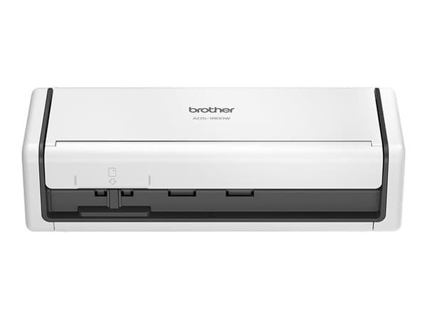Brother ADS-1800W, 215.9 x 355.6 mm, 1200 x 1200 DPI, 20 ppm, ADF scanner, White, LCD