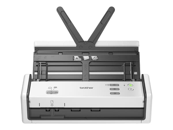 Brother ADS-1300 - Dokumentskanner - Dobbel CIS - Dupleks - A4 - 600 dpi x 600 dpi - inntil 30 spm (mono) / inntil 30 spm (farge) - ADF (20 ark) - US Hvit