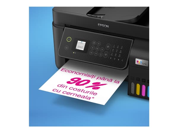 Epson EcoTank L5310 - Multifunksjonsskriver - farge - ink-jet - ITS - A4/Legal (medie) - opp til 10 spm (trykking) - 100 ark - 33.6 kbps - Wi-Fi, USB