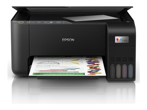 Epson EcoTank L3270 - Multifunktionsskrivare - färg - bläckstråle - ITS - A4/Legal (media) - upp till 10 sidor/minut (utskrift) - 100 ark - USB, Wi-F