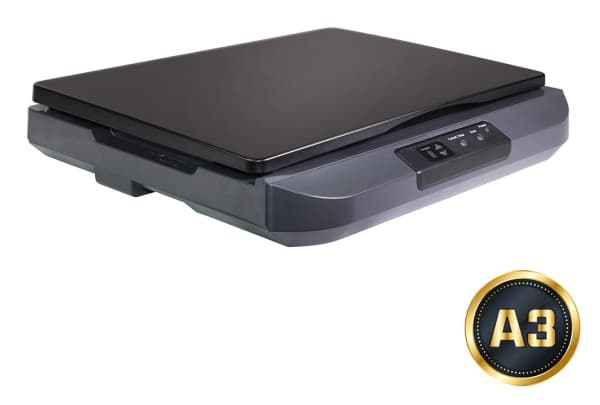 AVISION FB5100 flatbäddsskanner A3/USB3.2/600dpi/4 sek per sida Svart, Grå
