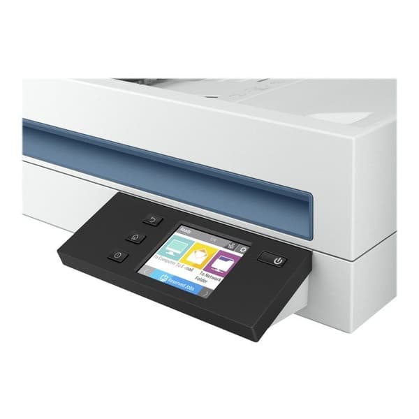 Dokument- och bildskanner - HP - Scanjet Pro N4600 Fnw1HP - Automatisk duplex - USB 3.0 - Ethernet Vit