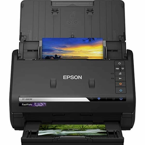 Kaksipuolinen skanneri Epson FastFoto FF-680W 300 dpi 45 ppm WIFI