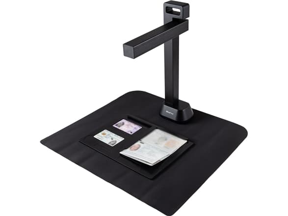 I.R.I.S. Iriscan Desk 6 Pro - Digitale Dokumentenkamera - Farbe - 13,000,000 Pixel - 4160 x 3120 - Audio - USB2.0 - AVI, WMV, FLV, MPEG (462006) musta