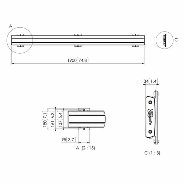 Stang Vogel's 7234190 1,9 m