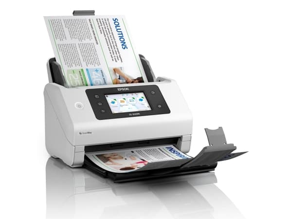 Epson WorkForce DS-900WN - Dokumentskanner - Duplex - A4/Legal - 600 dpi x 600 dpi - upp till 70 sidor/minut (mono) / upp till 70 sidor/minut (färg)