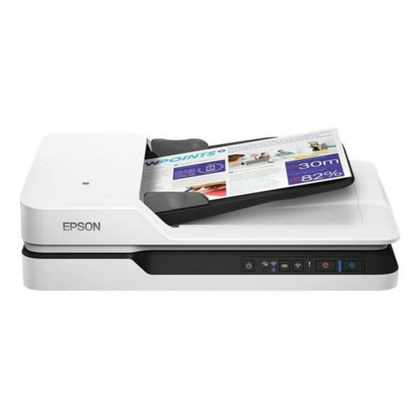 Skanner WiFi Dubbelsidig Epson B11B244401 1200 dpi LAN 25 ppm Svart, Vit