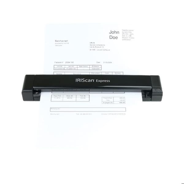 IRIS IRISCan Express 4 bärbar skanner - USB - 8PPM Simplex - Visitkortsformat - Upplösning 300 dpi