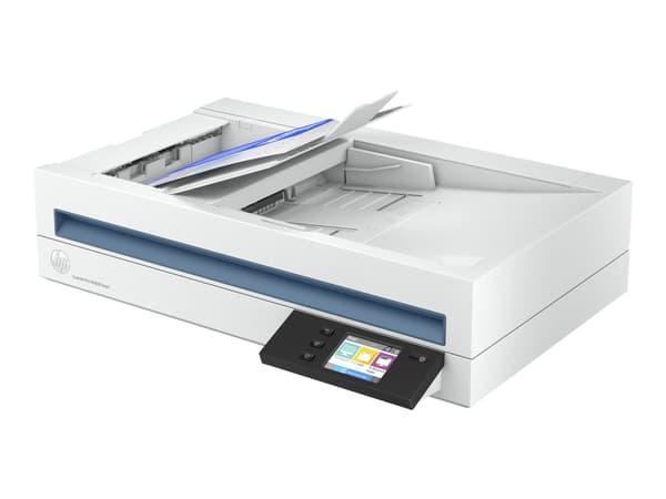 HP Scanjet Pro N4600 fnw1 - Dokumentskanner - Contact Image Sensor (CIS) - Dupleks - 216 x 5362 mm - 600 dpi x 1200 dpi - inntil 40 spm (mono) / innt Hvit