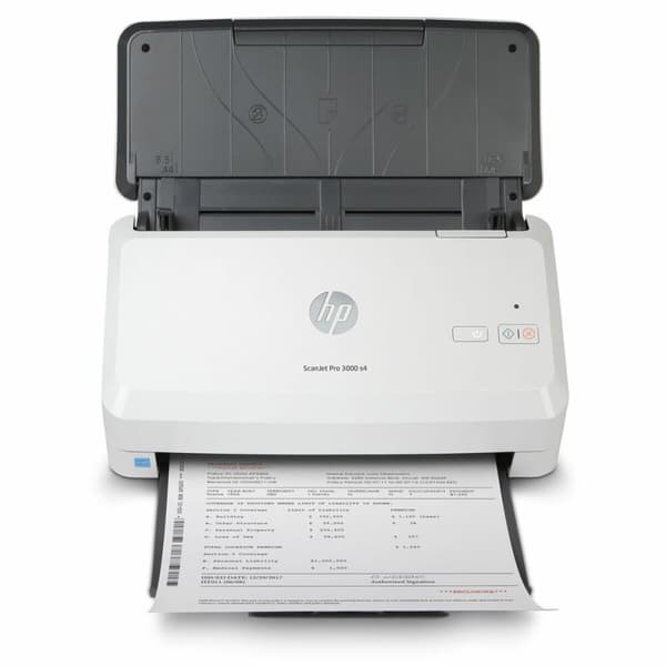 Scanner HP SCANJET PRO 3000 S4 Sort, Hvid