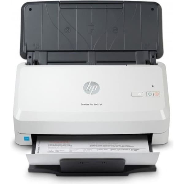 Dokumentskanner - HP - ScanJet Pro 3000 s4 - Dubbelsidig - 216 x 3100 mm - 600 dpi Svart, Vit