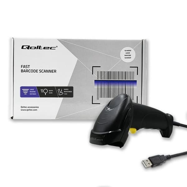 Bärbar Skanner Qoltec 50876