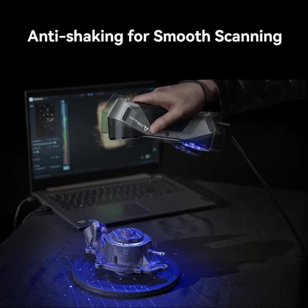 Creality CR Scan Raptor 3D Scanner Metrologisk noggrannhet 0,02 mm hastighet 60 fps Anti-Shaking Blue Light och Infraröd Scanner