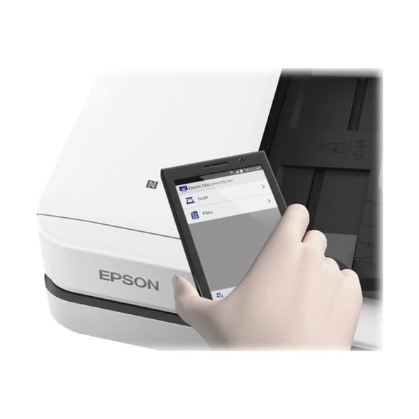 EPSON WorkForce DS-1660-W kontorsdokumentskanner - Vit - 25 sid/min - USB 3.0, Wi-Fi(n)