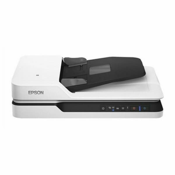 Wifi Tosidig Skanner Epson 1200 dpi LAN 25 ppm Sort, Hvit
