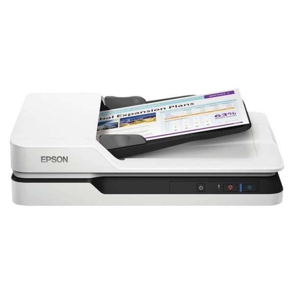 Scanner Epson B11B239401           LED 300 dpi LAN Sort, Hvid