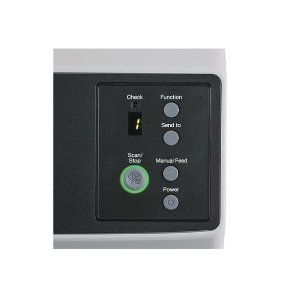Fujitsu fi-8150 - Dokumentskanner - dubbel CIS - duplex - 216 x 355,6 mm - 600 dpi x 600 dpi - upp till 50 sid/min (mono) / Svart, Grå
