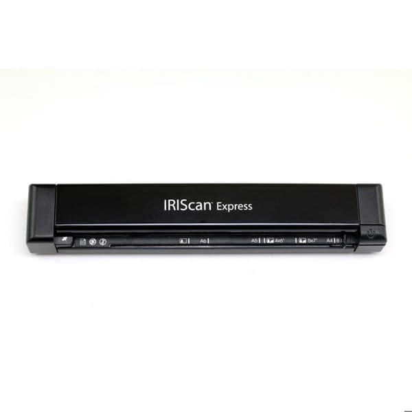 IRIS IRISCan Express 4 bärbar skanner - USB - 8PPM Simplex - Visitkortsformat - Upplösning 300 dpi Svart