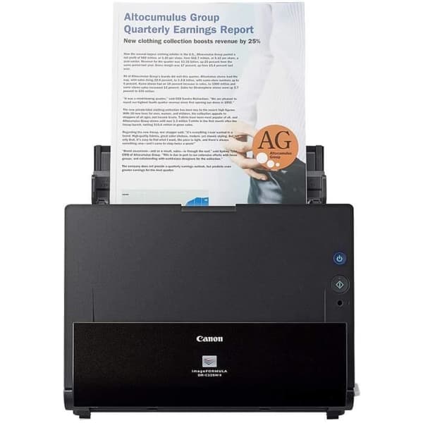 CANON imageFORMULA DR-C225 II WiFi Duplex dokumentskanner - Svart - 25 sid/min - 600 dpi x 600 dpi