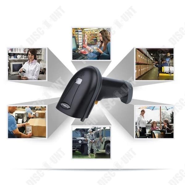 TD® rött ljus bluetooth skanningspistol express logistik stormarknad endimensionell trådlös skanningskodskanner