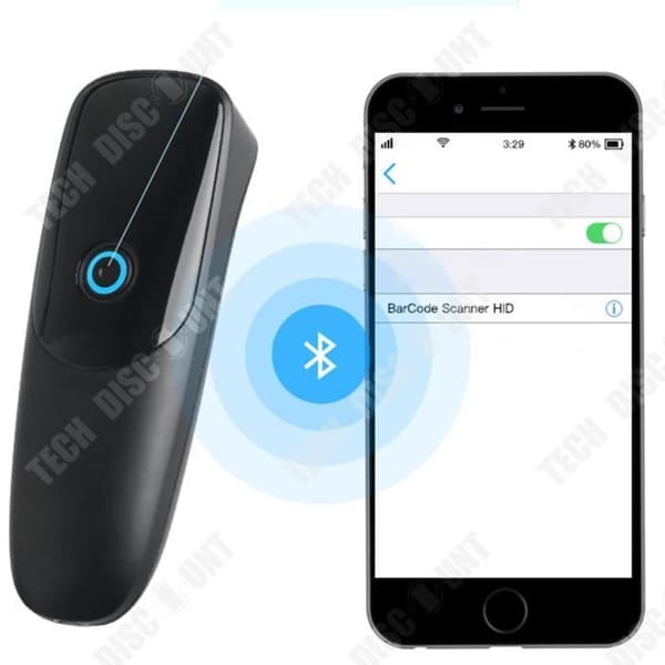 TD® handhållen skannerpistol rött ljus endimensionell trådlös bluetooth skannerpistol expre streckkodspistol