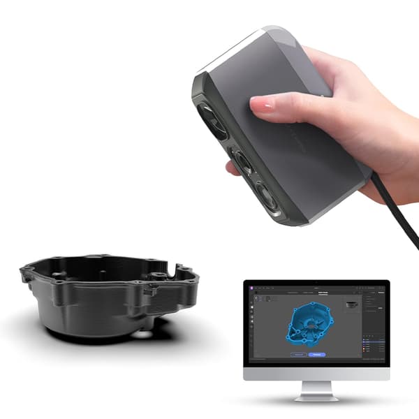 3D Scanner, 0,05 mm nøjagtighed, AI visuel sporing, letvægtsdesign