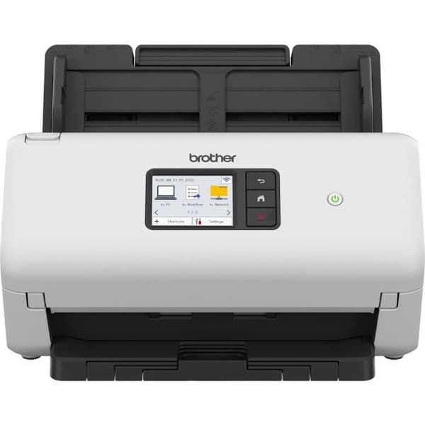 BROTHER ADS-4500 duplex kontorsdokumentskanner - 70 sid/min/35 sid/min - Ethernet, Wi-Fi Direct