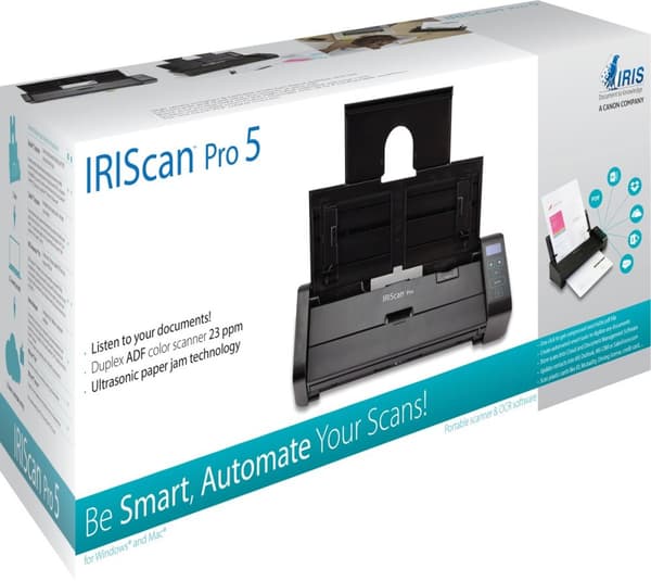 IRIS IRIScan Pro 5 ADF-scanner 600 x 600 DPI A4 Sort