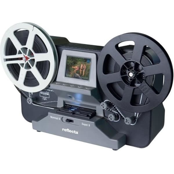Filmskanner - Reflecta - Super8 och 8 mm - 2,4" skärm - USB 2.0 - HD MP4 Svart