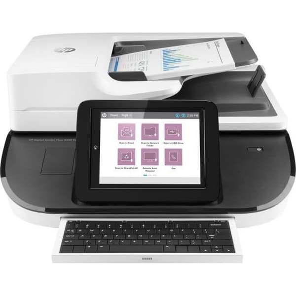 HP Digital Sender Flow 8500fn2 dokumentskanner - Duplex - 216 x 864 mm - 600 dpi x 600 dpi upp till 92 sid/min (mono)