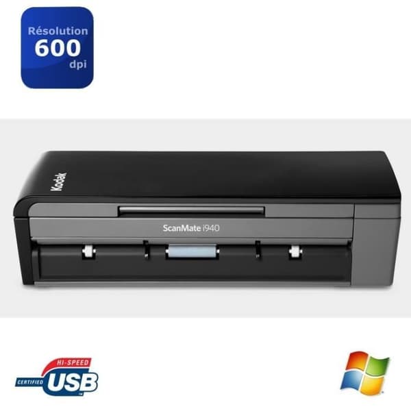 Kodak Scanner Scanmate i940 Svart, Grå