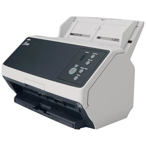 Fujitsu fi-8150 A4 dokumentskanner 600 x 600 dpi 50 sidor - minut USB 3.2 (1:a generationen) (USB 3.0), LAN (10-100-1000 M Svart, Grå