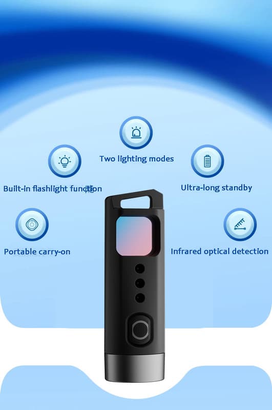 philips hotel anti-snig kig detektor hoved smart detektor kamera infrarød detektion super lys lommelygte