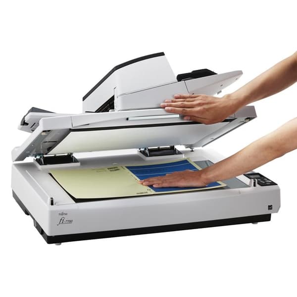 Fujitsu fi-7700 dubbelsidig dokumentskanner 304,8 x 457,2 mm 600 dpi Svart, Vit