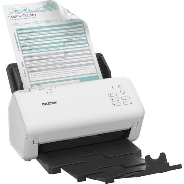 BROTHER ADS-4300 duplex dokumentscanner til kontoret - 40 sider/min./80 billeder/min. - Ethernet