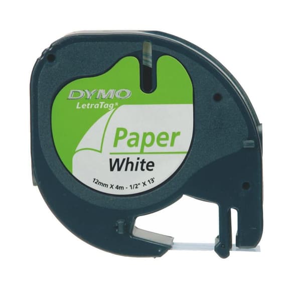 DYMO LetraTAG Tape / 12mm x 4m, S0721510