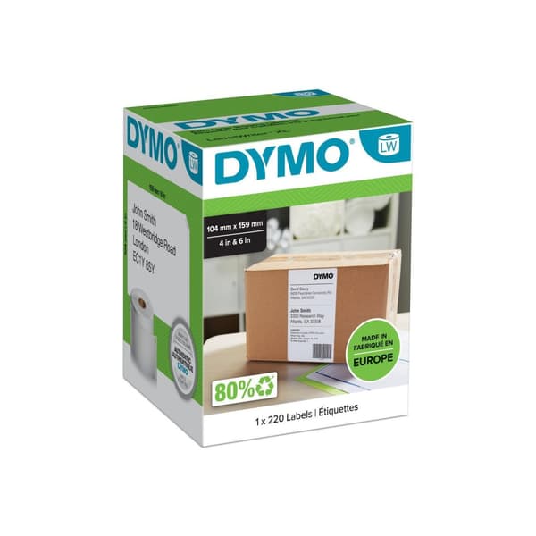 DYMO Lw 4XL Etiketter 104x159mm, S0904980