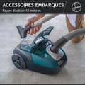 Miniatyrbillede 6 af 6: Støvsuger med pose - HOOVER - HE530ALG - 700 W - 4 L - 65 dBA - Speciel til dyr og allergier