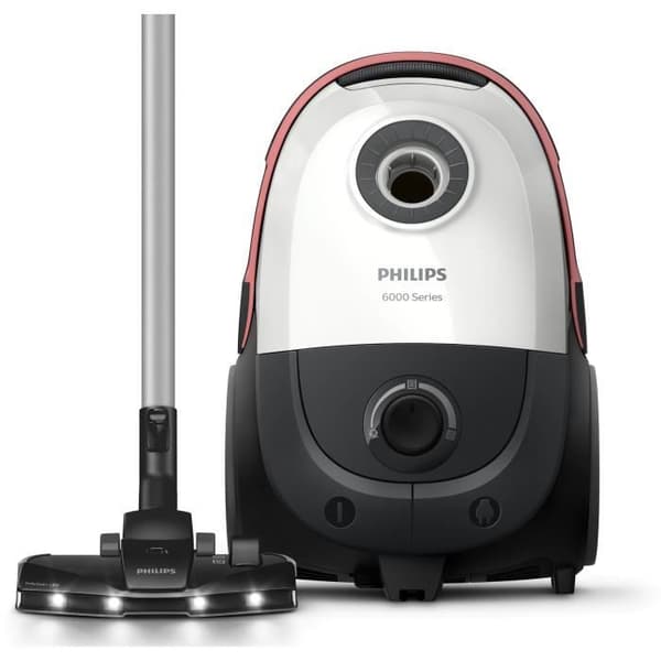 Säiliöimuri pölypussilla - PHILIPS XD6122/12 - 900 W - 4 L - Polar white