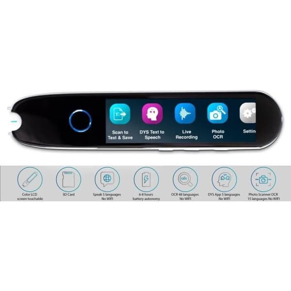 Scanner Portable IRISPen Reader - GENERIC - OCR 48 Språk - Taligenkänning - Offline-läge - Kamera 5MP