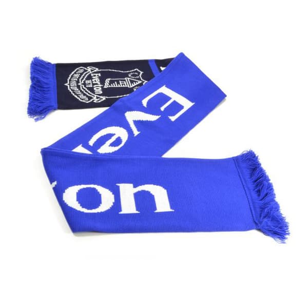 Everton FC Official Football Jacquard Nero Scarf