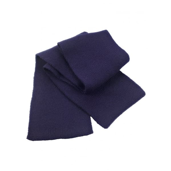 Result Klassisk tjock stickad termisk vinterhalsduk Navy One Size