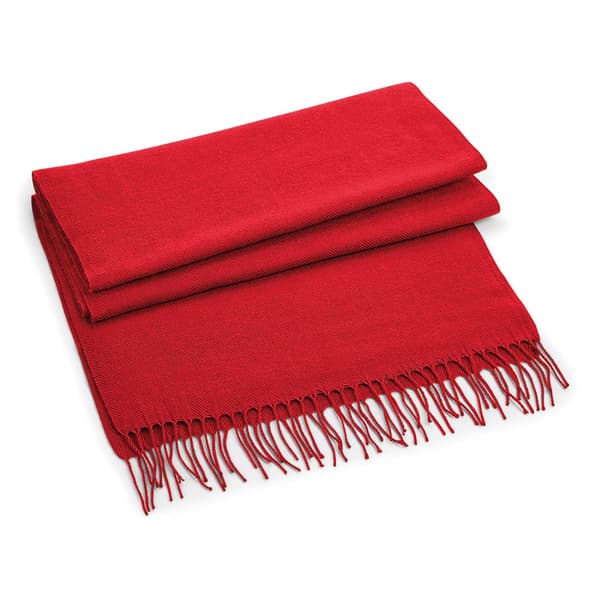 Beechfield Unisex Classic Woven Oversized Scarf Classic Red One Size