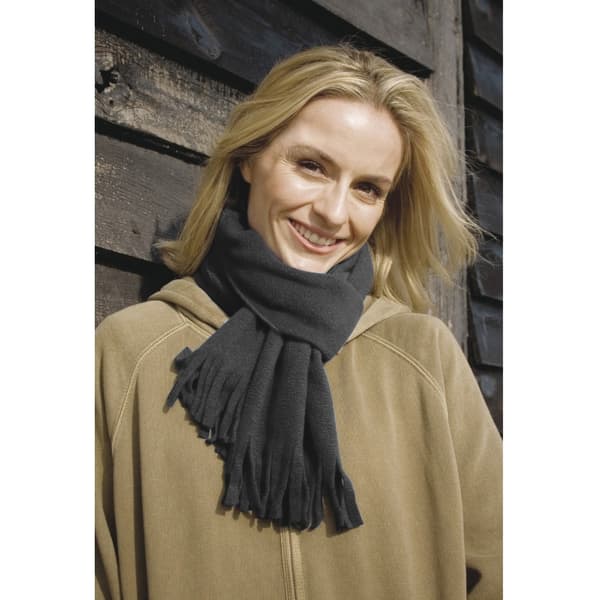 Result Adults Unisex Active Fleece Winter Tassel Scarf