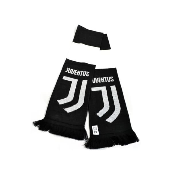 Juventus FC Supporters Bar Scarf Black/White One Size